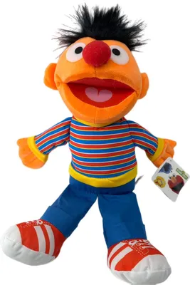 Produktbild von Soma Sesamstrasse Kuscheltier Plüsch Figur 40 cm Plüschtier Stofftier kuschelweich ab den ersten Lebensmonaten geeignet als Geschenk (Ernie)