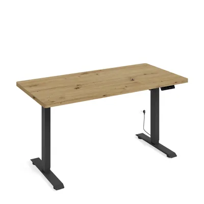 A product shot of an adjustable height desk.