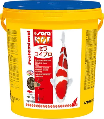 Produktbild von sera KOI Professional Spirulina Farbfutter7kg