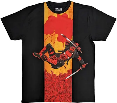 Obrázek produktu pro Deadpool - Tričko pro muže/dámy Uni RO9541 (XL) (Black)