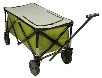 Productafbeelding van Vouwbare Handkar met Koelvak - Ideaal voor Strand en Picknick