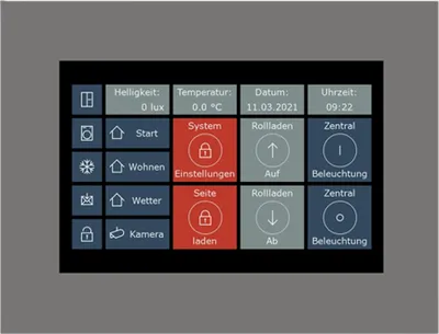 Image de MDT KNX, écran tactile, VisuControl, 7, 1 pièce.