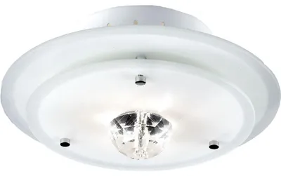Produktbild von Deckenleuchte, Metall, Glas, rund, DM 22cm, DIAMANTIS