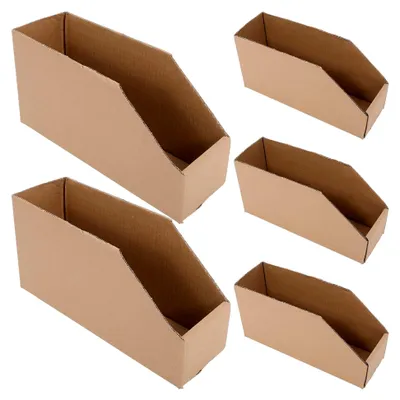 Produktbild von 5 Stück Wellpappboxen zur Aufbewahrung und Organisation