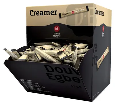 Obrázek produktu pro Kávové smetany Douwe Egberts v tyčinkách, 500 ks po 2,5 g