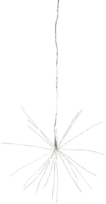 Produktbild von 3D-LED-Hängestern 'Firework', silber