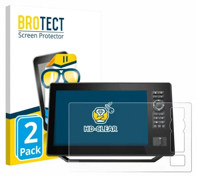 Produktbild von 2x Für Humminbird Xplore 9 Schutzfolie BROTECT Displayschutz Display Schutz Folie Klar Transparent