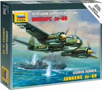 Zdjęcie produktu dla Zvezda 1:200 Ju-88A4