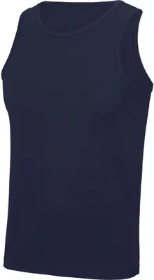 Produktbild von Just Cool JC007 | Cool Vest Tank Top Sport T-Shirt - WRAP zert. Herstellung - Farbe: French Navy - Größe: M