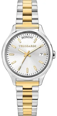 Produktbild von Trussardi Damen Uhr Stadtleben R2453170502 Edelstahl mit Datums- und Wochentagsanzeige