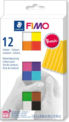 Immagine prodotto di STAEDTLER argilla da modellare Fimo soft colori base 12 assortimenti