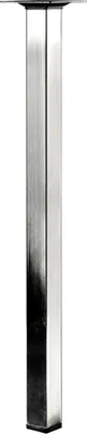 Zdjęcie produktu dla Noga meblowa / noga stołowa Hettich wykończenie stal nierdzewna 25 x 25 x 400 mm