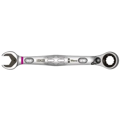 Produktbild von Maulringratschenschlüssel Joker SW 14mm L.187mm umschaltbar,Rings.15Grad WERA
