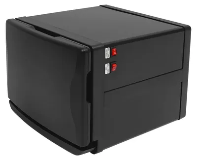 Zdjęcie produktu dla Grzejnik ręcznikowy - urządzenie stołowe - pojemność 8 litrów - moc 130 W - ogrzewanie do wysokiej temperatury - dezynfekcja - kolor czarny