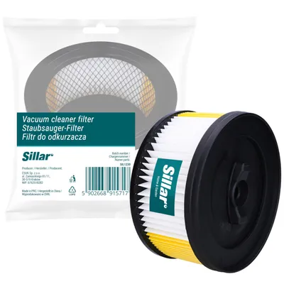 Produktbild von Sillar Filter für Kärcher WD 4 WD 5 Staubsauger waschbar mit Bodendeckel