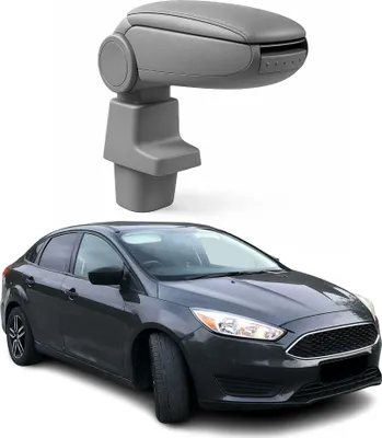 Image de Accoudoir pour Ford Focus Facelift 2014-2018 Vinyl Abs Gris