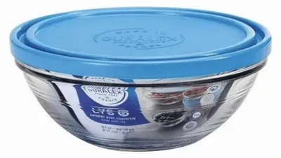 Image de Freshbox - Boite de conservation ronde couvercle bleu 2,4L