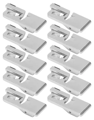 Produktbild von 10 Stück Rollsaum-Nähfüße aus Edelstahl, Original-Rollspitzen-Nähfüße für den Haushalt