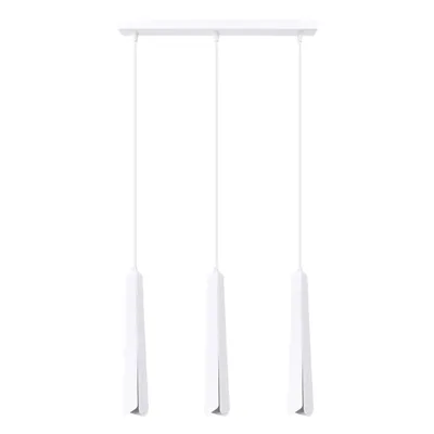Zdjęcie produktu dla Lampa wisząca PRYSM 3L biała 3xG9 8W stal 120x5x45cm Sollux Lighting