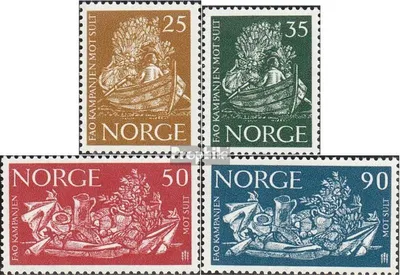 Produktbild von Briefmarken Norwegen 1963 Mi 487-490 (kompl.Ausg.) postfrisch Kampf gegen den Hunger