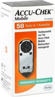Produktbild von Mobilní testovací kazety Accu-Chek 50 ks