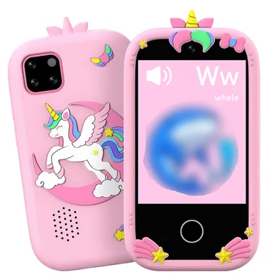Produktbild von 2.8-Zoll-Touchscreen-Kinder-Smartphone mit Spielen, Kamera, MP3/MP4-Player und integriertem 32-GB-Speicher Pink