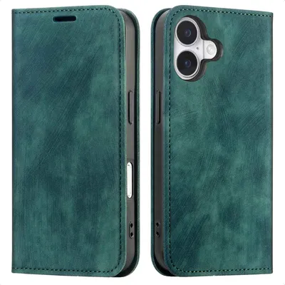 Zdjęcie produktu dla imoshion Slim Bookcase dla Apple iPhone 16 - Zielony