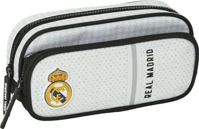 Produktbild von Real Madrid C.F. Federtasche Weiß Grau 21 x 10,5 x 6 cm