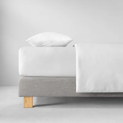 Produktbild von Estella Atelier Jersey Spannbetttuch Farbe weiss Größe 100x200 cm AL