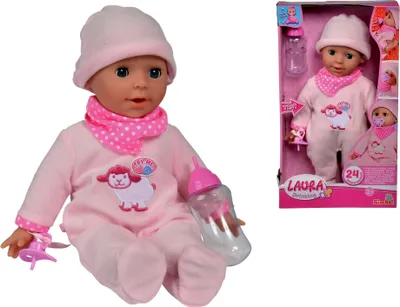 Produktbild von SIMBA Laura 38cm mit Flasche 24 Töne 514-0009