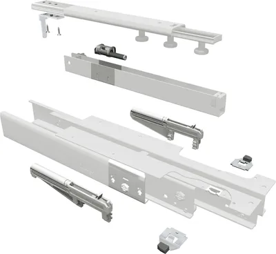 Produktbild von FULTERER FR 777A Easy Close Dämpfungssystem, Kunststoff grau