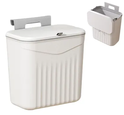 Produktbild von Zusammenklappbarer Mülleimer für die Küche - 8,5 L mit Deckel für unter die Spüle