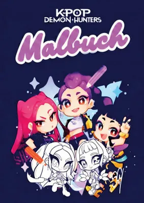 Produktbild von Kpop Demon Hunters Malbuch