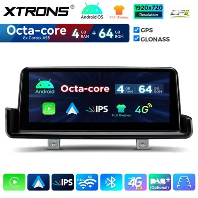 Obrázek produktu pro Xtrons QDB1090UNL, Android autorádio, 10,25 palců, pro BMW řady 3 (E90/E91/E92/E93) s GPS
