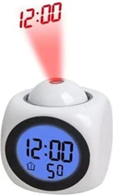Immagine prodotto di Sveglie digitali con proiezione - Orologio digitale - Bianco