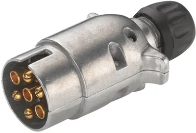 Produktbild von HELLA Anhängerstecker 8JA 001 918-002 94mm Aluminium