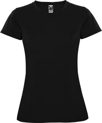Produktbild von Roly - "Montecarlo" T-Shirt für Damen - Sport kurzärmlig PF4302 (S) (Schwarz)