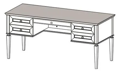 Produktbild von Luxus Schreibtisch Tisch Büro Office Antik Stil Schreibtische Einrichtung Neu