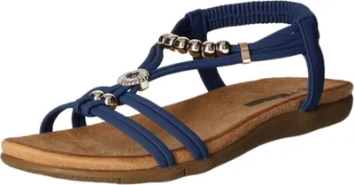 Produktbild von living UPDATED Damen-Sandalette Blau, Farbe:blau, EU Größe:39