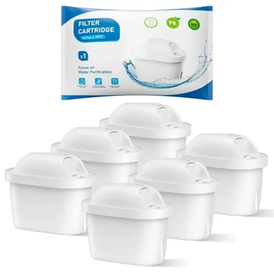 Image de Cartouches de remplacement pour filtre à eau Brita Marella, compatibles avec les filtres Maxtra+ Pro, lot de 6