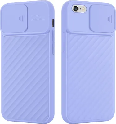Produktbild von Cadorabo Hülle für Apple iPhone 6 / 6S Schutzhülle in Lila TPU Cover Etui Kameraschutz