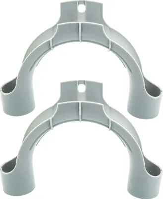 Produktbild von tecuro 2 x Universal Haltebogen Einhängebogen PVC für Ablaufschlauch Waschmaschine Geschirrspüler