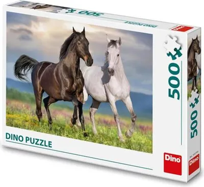 Image de Puzzle Chevaux amoureux 500 pièces