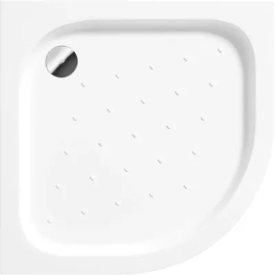 Obrázok produktu pre Dizajnová sprchová vanička Funkia (predtým Standard New) Polkruhová, 5 cm hlboká, Compact, 90 cm