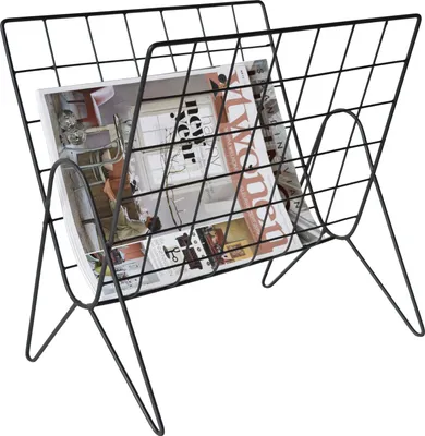 Produktbild von LOFT42 Maggy Zeitungsständer - Metall - Schwarz - 39x38x26