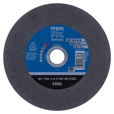 Produktbild von PFERD Stationary cut-off wheels SGP HD STEEL, Stahl, 20 Stück(e)