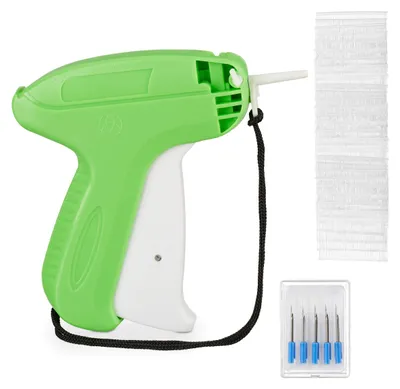 Textiletikettierpistole mit 5 Ersatznadeln und 5000 Fäden