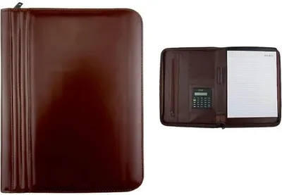 Obrázok produktu pre Organizér s kalkulačkou 250x310mm hnedý