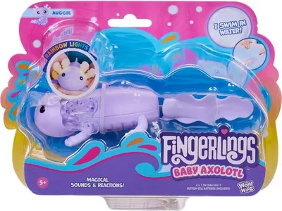 Image de Fingerlings Axolotl jouet interactif coloré carton