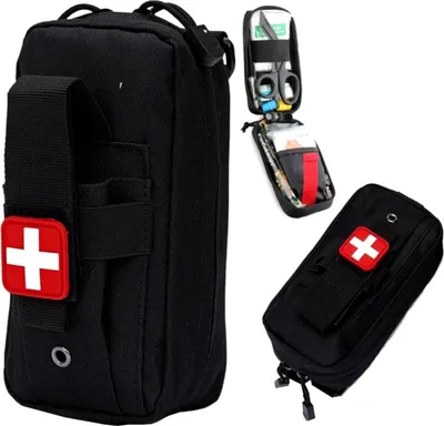Produktbild von Taktische Tasche - Erste-Hilfe - Notfall-Kit - MOLLE - wasserdichtes Nylon - Oxford 1000D - kompakt